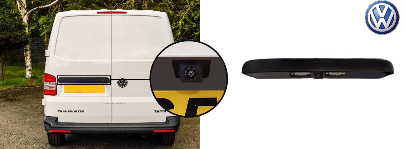 T6 reversing rear view wedge camera